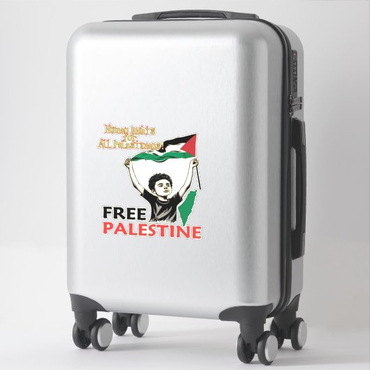 Palestine Car Sticker, palästinensische Flag Decal Aufkleber (Koffer)