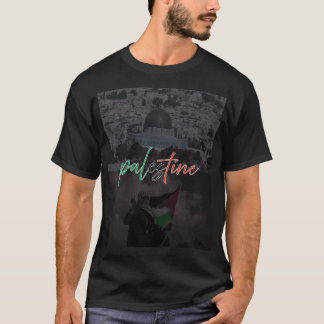 Palestine Dome of the Rock & Freedom Flag - Solida T-Shirt