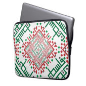 Palestine Embroidery täreez Pattern Laptopschutzhülle (Vorderseite Links)