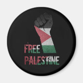 Palestine-Fahne Magnet (Vorne)