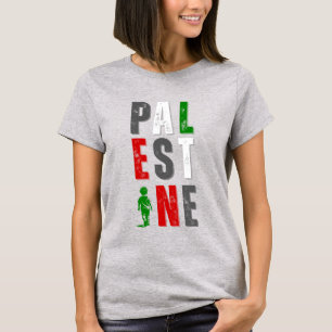 PALESTINE Fett beklemmender T - Shirt - Flag-Farbe