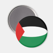 Palestine Fisheye Flag Magnet (Vorderseite/Rückseite)