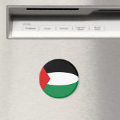 Palestine Fisheye Flag Magnet (In Situ (Geschirrspüler))