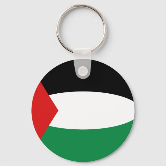 Palestine Fisheye Flag Schlüsselanhänger (Vorderseite)