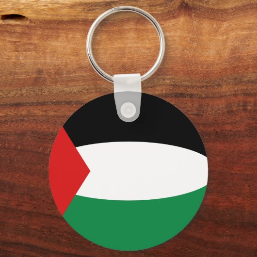 Palestine Fisheye Flag Schlüsselanhänger (Vorderseite)