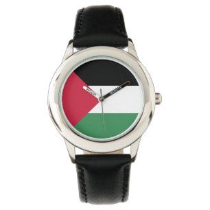 Palestine Flag Emblem Armbanduhr