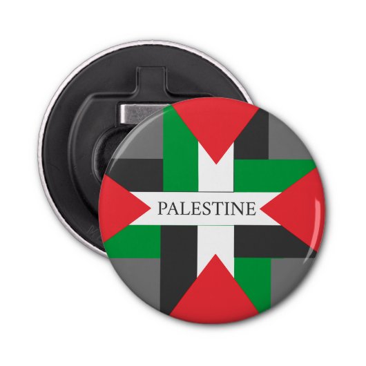 Palestine Football sport Fußball Ball Flaschenöffner (Vorderseite)