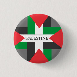 Palestine Footballer sport Soccer Wham-O Frisbee Button