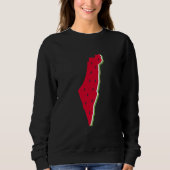 Palestine Freedom Melon Sweatshirt (Vorderseite)