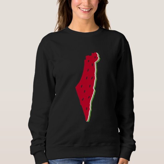 Palestine Freedom Melon Sweatshirt (Vorderseite)