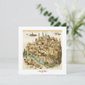 Palestine Illustration Holiday Card Feiertagskarte (Stehend Vorderseite)