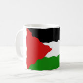 Palestine Intifada Flag Kaffeetasse (Vorderseite Links)