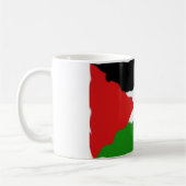Palestine Intifada Flag Kaffeetasse (Links)