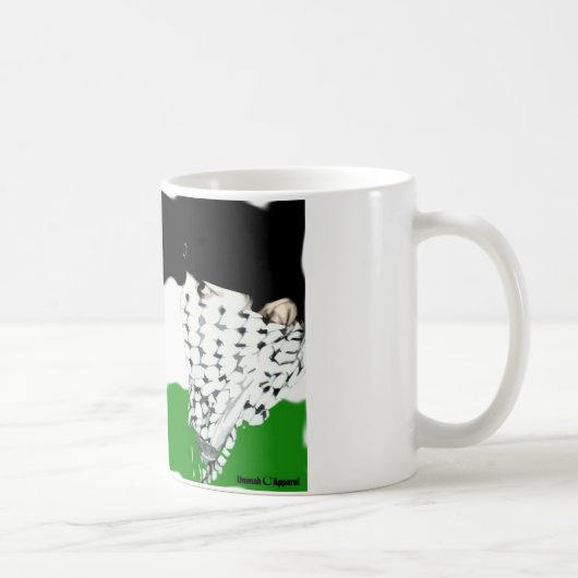 Palestine Intifada Flag Kaffeetasse (Rechts)