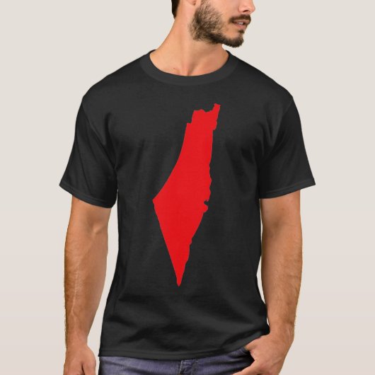 Palestine ist ein freies Land, gerettet Scheich Ja T-Shirt (Vorderseite)