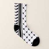 Palestine Keffiyeh Pattern Scarf Socken (Rechts - Außen)