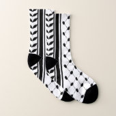 Palestine Keffiyeh Pattern Scarf Socken (Paar)