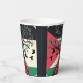 Palestine Kulturschatz Olivenweg Pappbecher (Rechts)