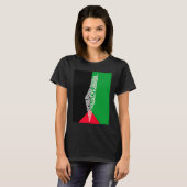 palestine map and flag T-Shirt (Vorne ganz)