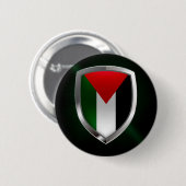 Palestine Metallic Emblem Button (Vorne & Hinten)