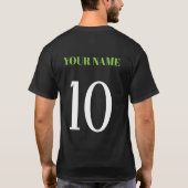 Palestine National Football Team Soccer Customize T-Shirt (Rückseite)