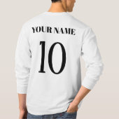 Palestine National Football Team Soccer T-Shirt (Rückseite)