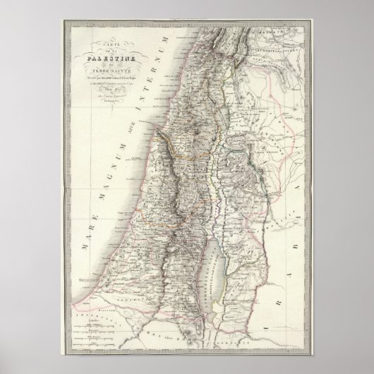 Palestine ou Terre Sainte - Das Heilige Land Poster (Vorne)