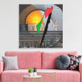 "Palestine Our Heimat" 24" x 24" Leinwanddruck (Insitu (Wohnzimmer))