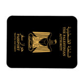 Palestine passport magnet (Horizontal)