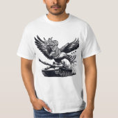 PALESTINE RESILIENCE EAGLE T-Shirt (Vorderseite)