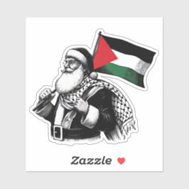 PALESTINE SANTA STIKCER AUFKLEBER