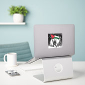 PALESTINE SANTA STIKCER AUFKLEBER (Laptop auf Schreibtisch)