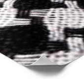 Palestine Scarf mit Map Poster (Ecke)