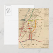 Palestine sous Constantin le Grand, 330 apres JC Postkarte (Vorne/Hinten)
