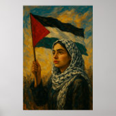 Palestine Stands | It Will Be Free  Poster (Vorne)