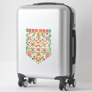 Palestine Tatreez Traditionelle Stickerei Aufkleber