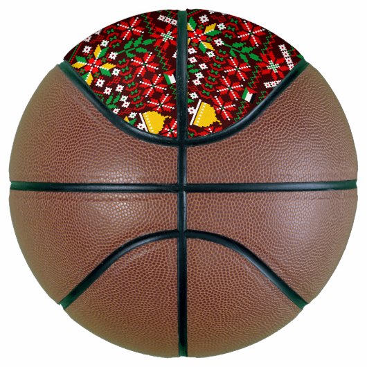 Palestine Tatreez Traditionelle Stickerei Basketball (Rechts)