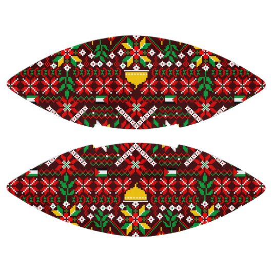 Palestine Tatreez Traditionelle Stickerei Football (Paneele)