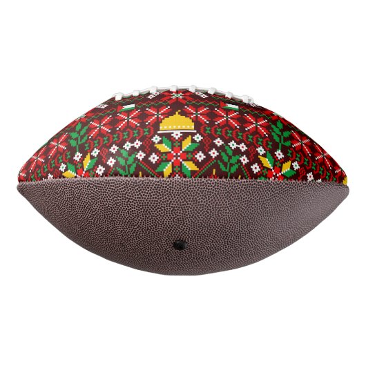 Palestine Tatreez Traditionelle Stickerei Football (Gedreht 270)