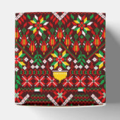 Palestine Tatreez Traditionelle Stickerei Geschenkschachtel (Oben)