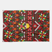 Palestine Tatreez Traditionelle Stickerei Geschirrtuch (Horizontal)