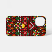 Palestine Tatreez Traditionelle Stickerei iPhone Hülle (Rückseite (Horizontal))