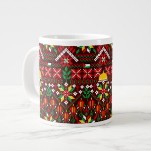 Palestine Tatreez Traditionelle Stickerei Jumbo-Tasse