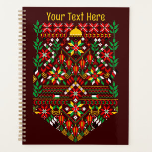Palestine Tatreez Traditionelle Stickerei Planer