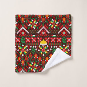 Palestine Tatreez Traditionelle Stickerei Waschlappen