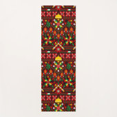 Palestine Tatreez Traditionelle Stickerei Yogamatte (Vorderseite)