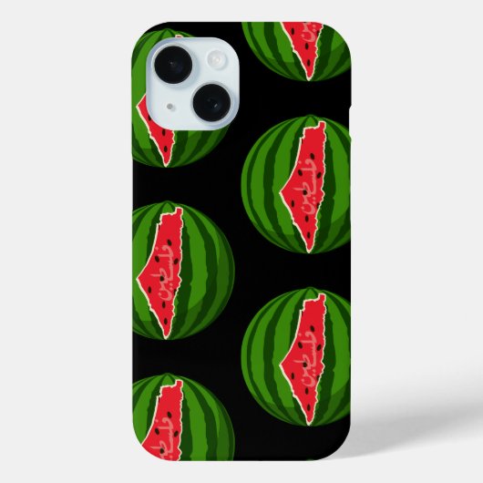 Palestine Watermelon Flag Map Freie Palästinenser Case-Mate iPhone Hülle (Rückseite)