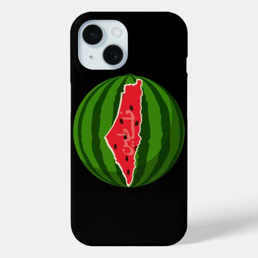 Palestine Watermelon Flag Map Freie Palästinenser Case-Mate iPhone Hülle (Rückseite)