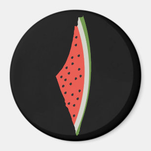 Palestine Watermelon Flag Map Freie Palästinenser. Magnet