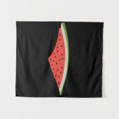 Palestine Watermelon Flag Map Freie Palästinenser. Wandteppich (Vorderseite (Horizontal))